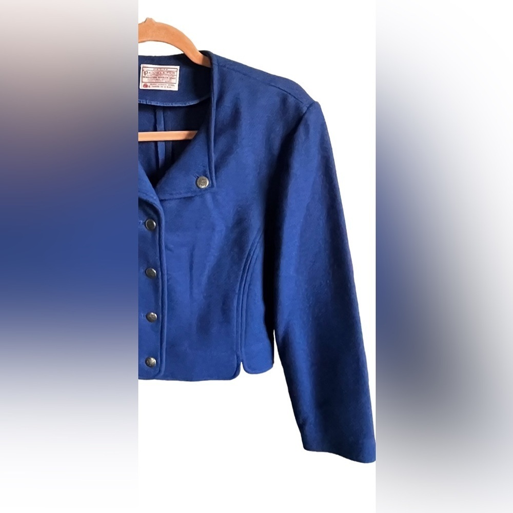 Pendleton Blue Virgin Wool Button Front Long Slee… - image 7